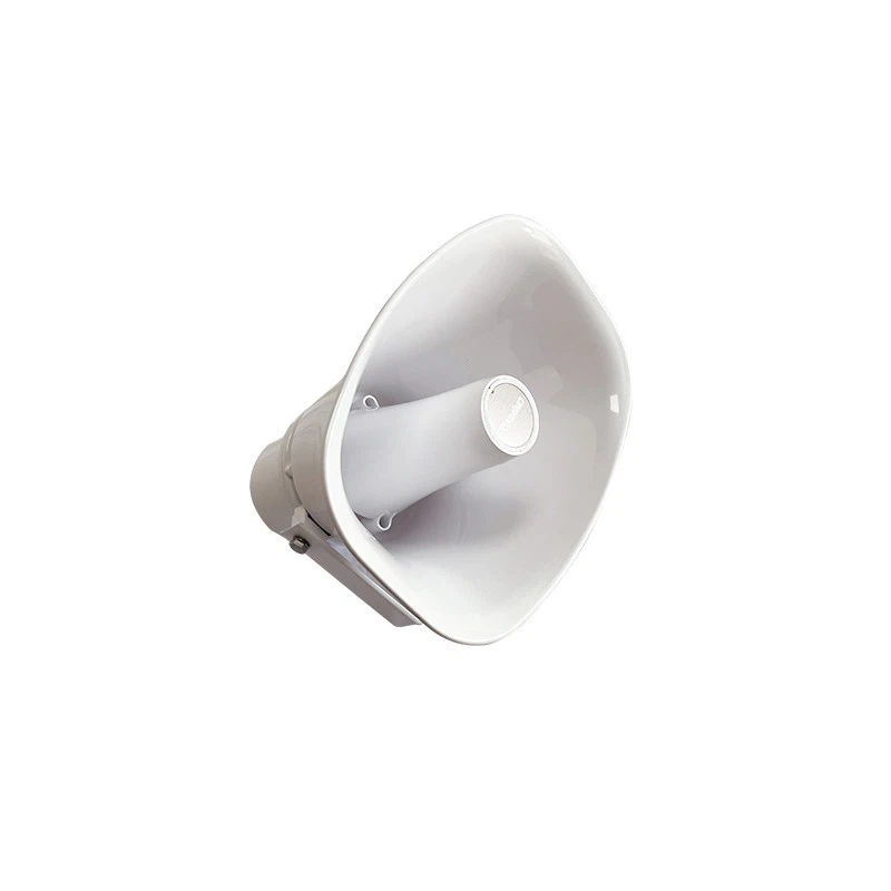 horn speaker with built in amplifier